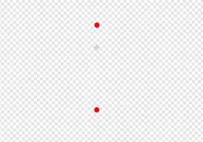 Er zijn twee rode punten.