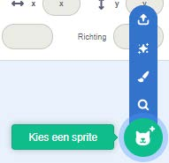Icoon kies een sprite