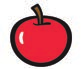Een rode appel